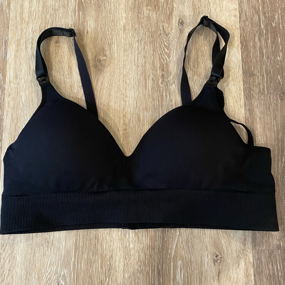 Blanqi. Nursing Bra in Black. NWOT